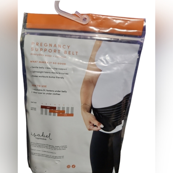 Maternity Support Belt - Isabel Maternity by Ingrid & Isabel Black S/M - Picture 2 of 7